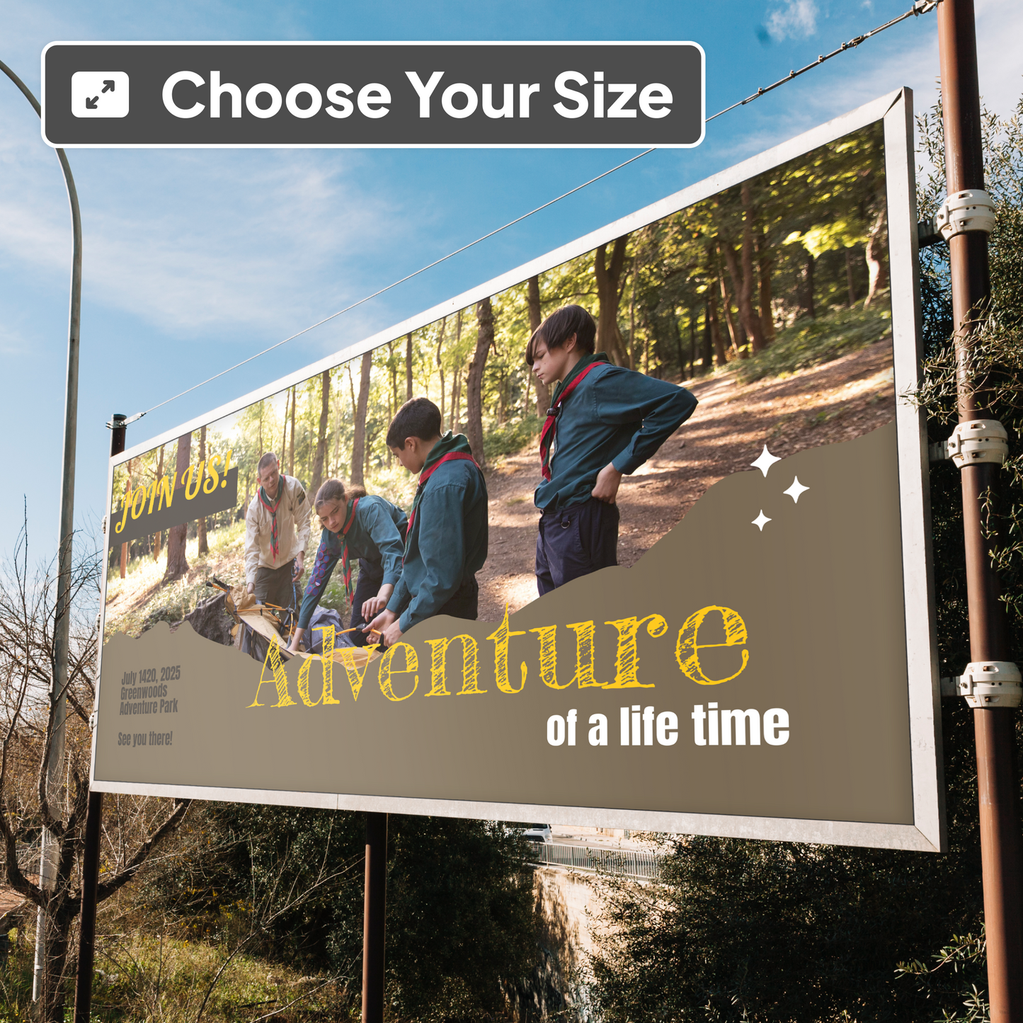 Custom Banner - choose your size