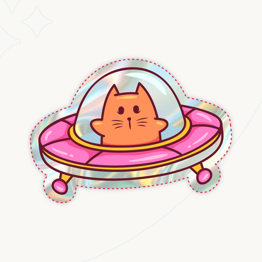 Holographic Die-cut Sticker