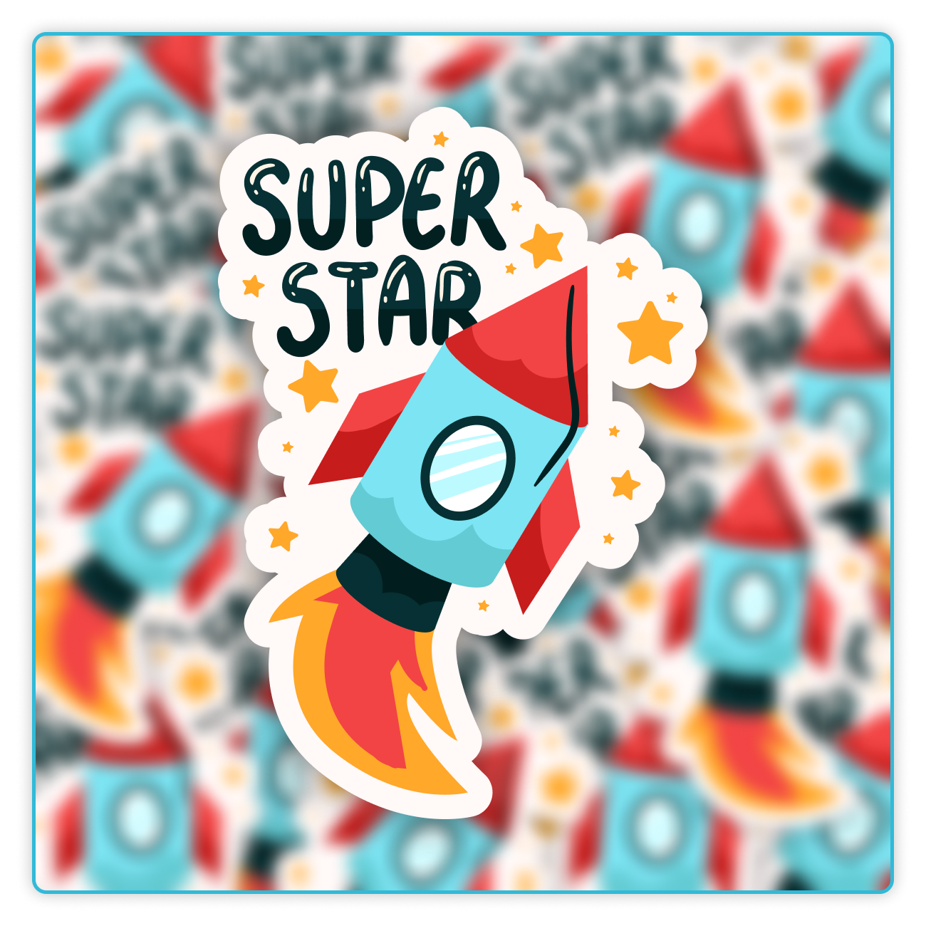 DieCut Stickers - dropdown size and material