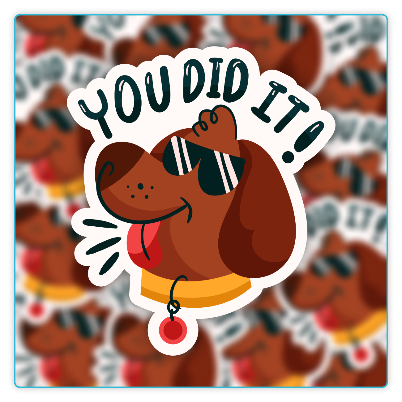 DieCut Stickers - default select