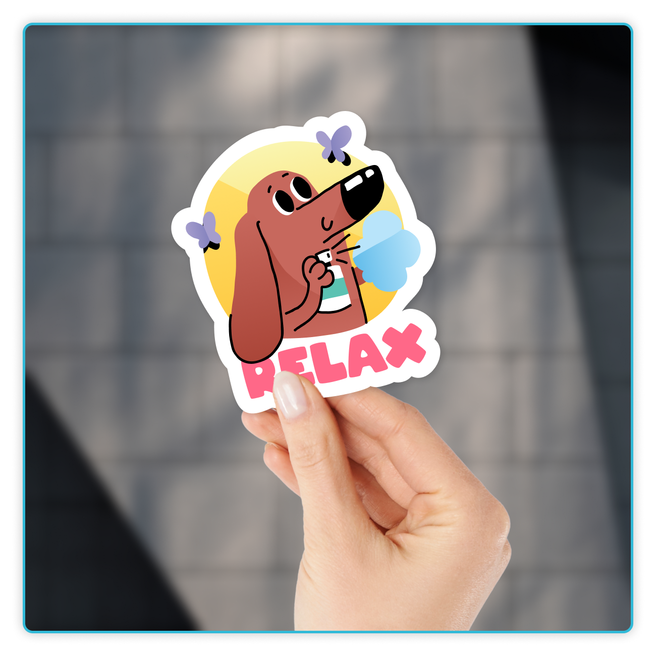 DieCut Stickers - iframe no custom parameters