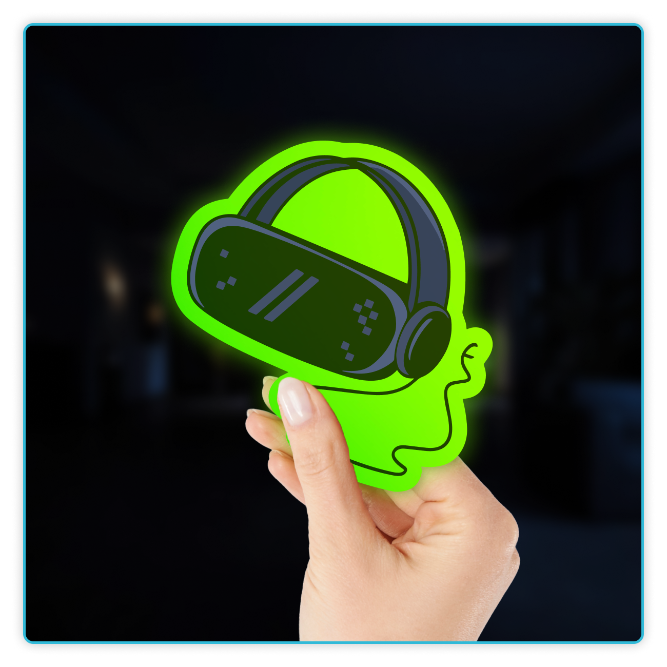 Custom Glow in the Dark Stickers