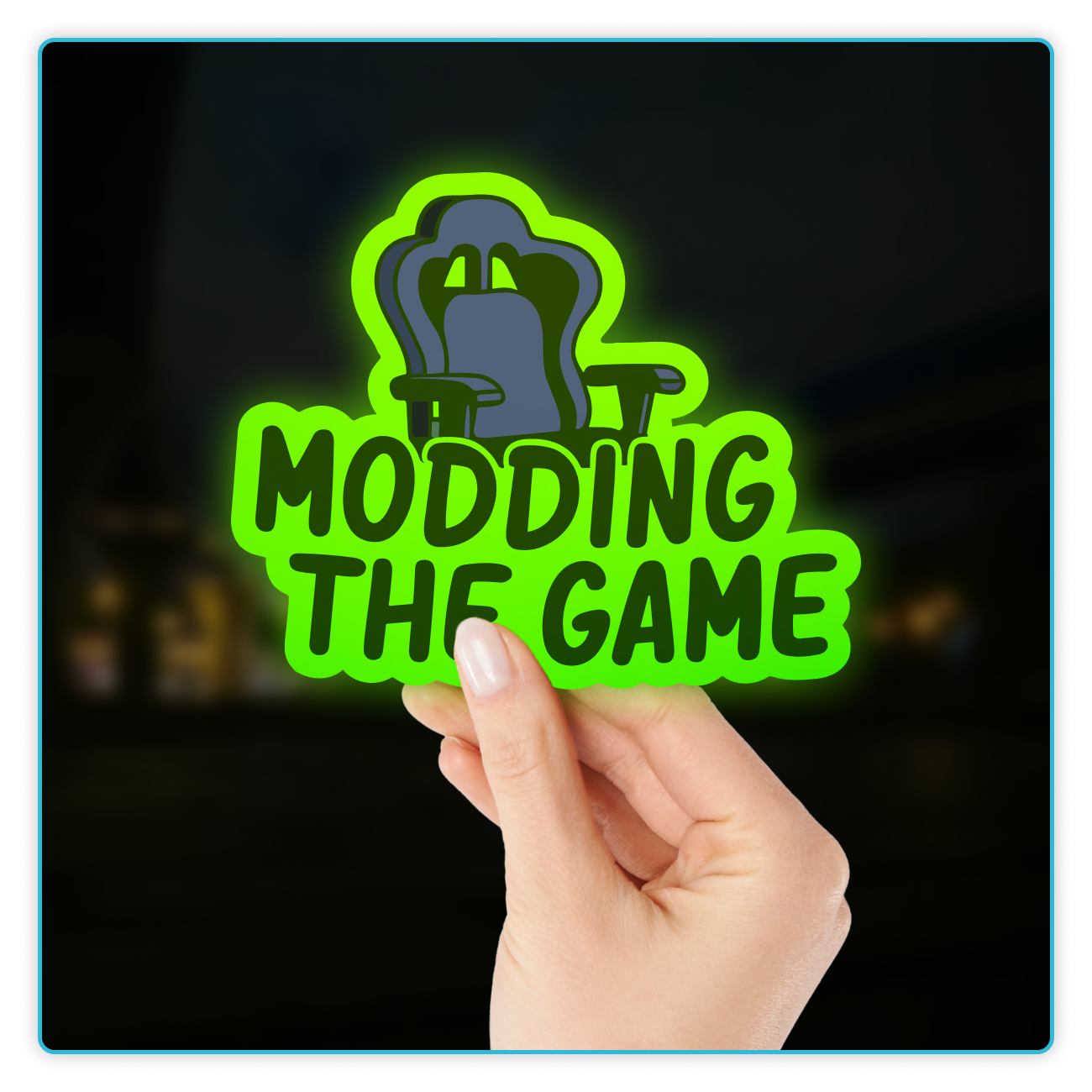 Custom Glow in the Dark Stickers