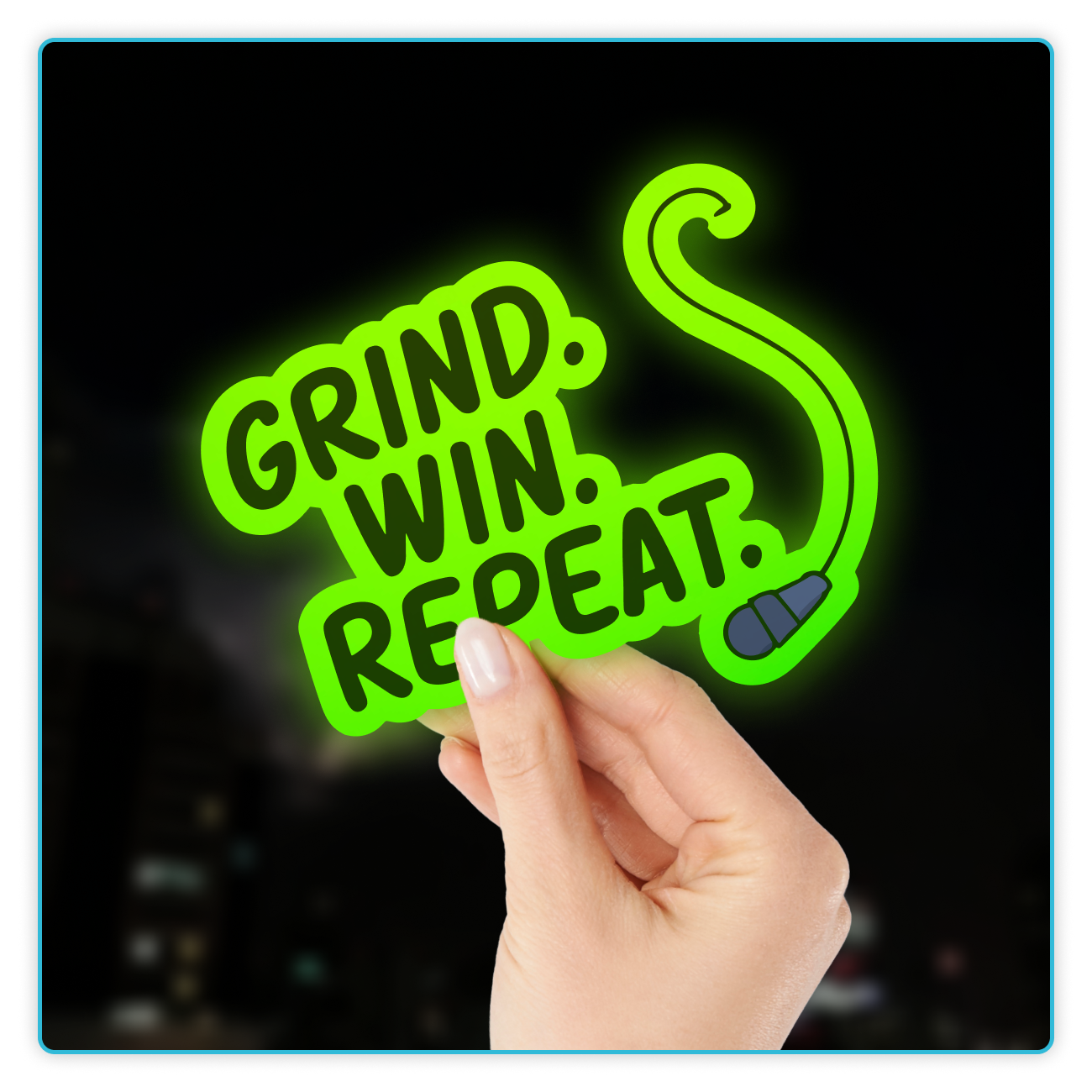 Custom Glow in the Dark Stickers