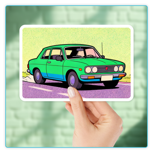 Custom Rectangle w/Rounded Corners Sticker