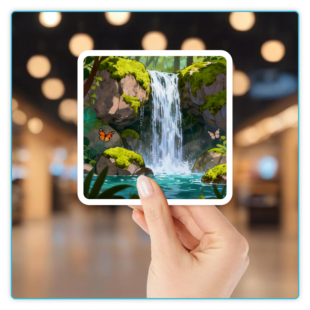 Custom Square w/Rounded Corners Sticker