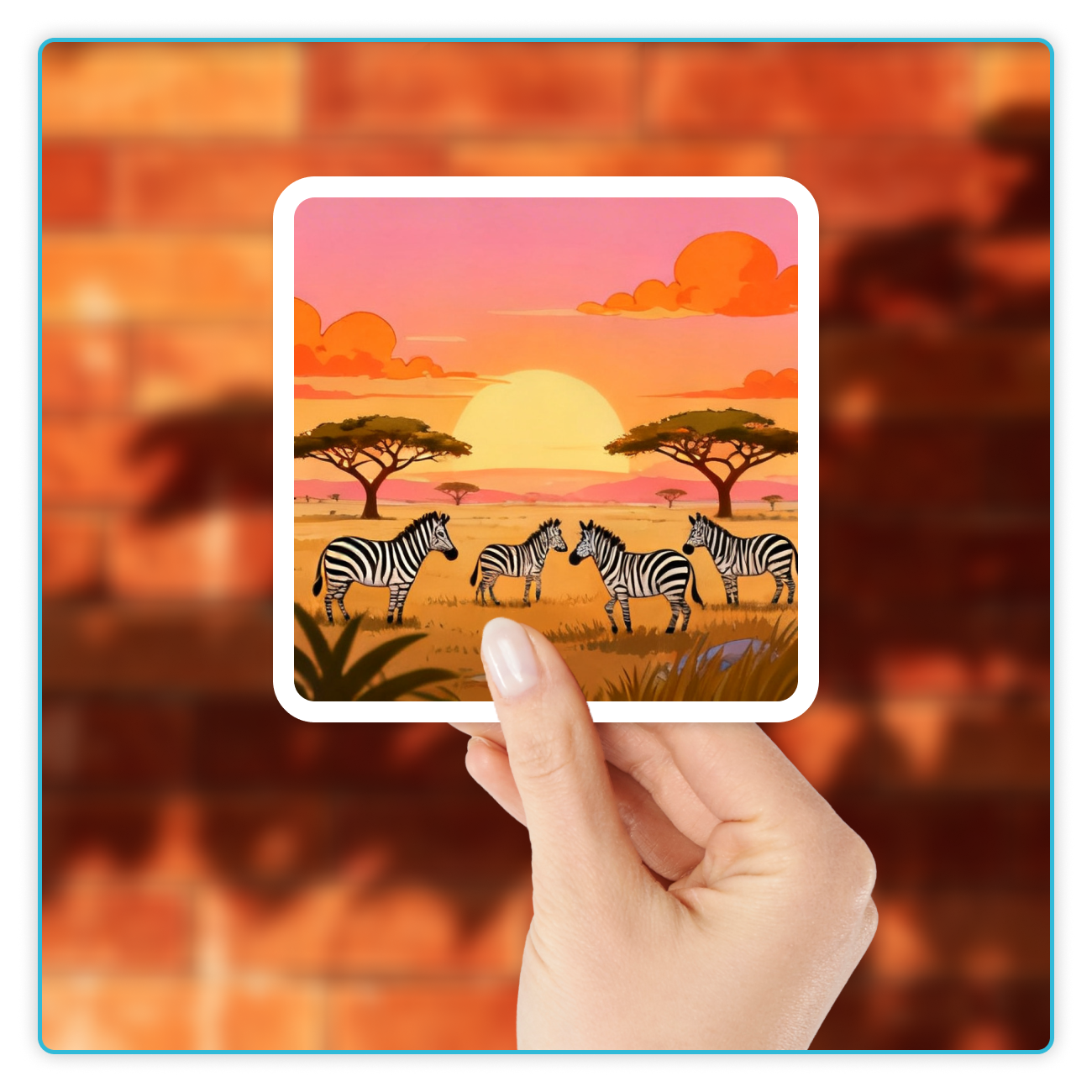 Custom Square w/Rounded Corners Sticker