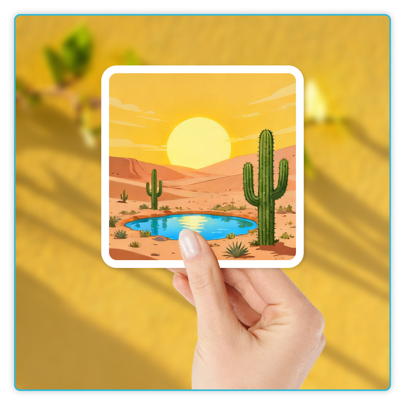 Custom Square w/Rounded Corners Sticker