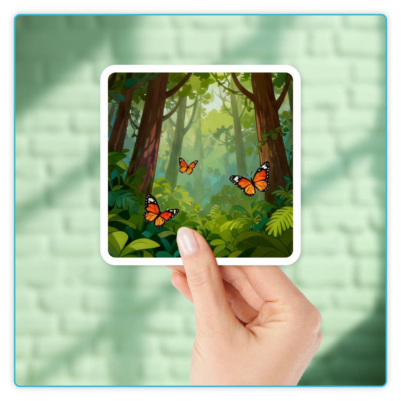 Custom Square w/Rounded Corners Sticker