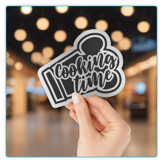 Custom Brushed Silver Stickers